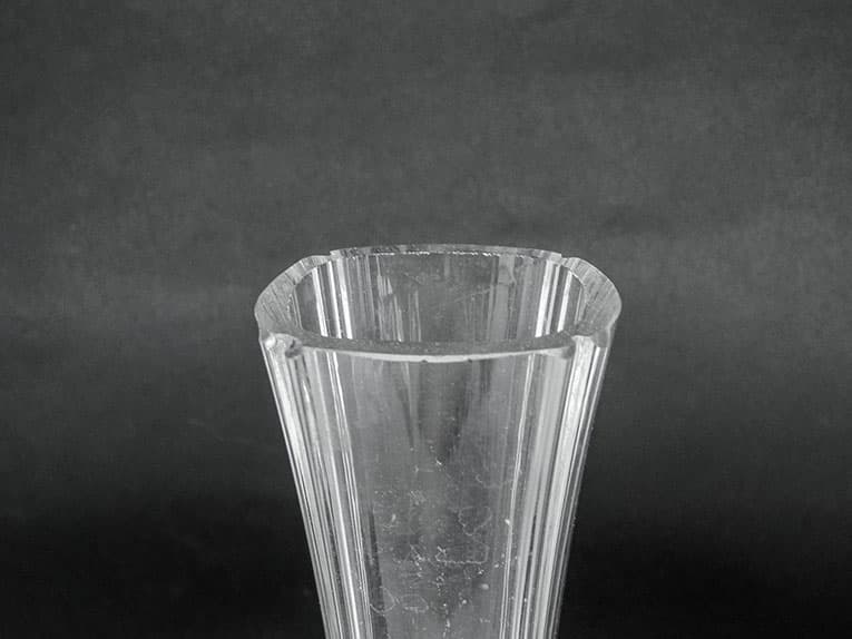 Art Nouveau vase, pressed glass, Huta Hortensja, Poland, 1930s. - 112264