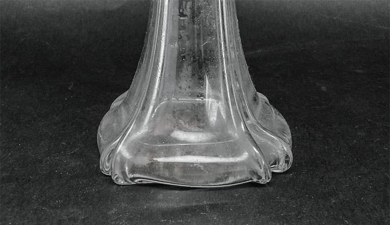 Art Nouveau vase, pressed glass, Huta Hortensja, Poland, 1930s. - 112263