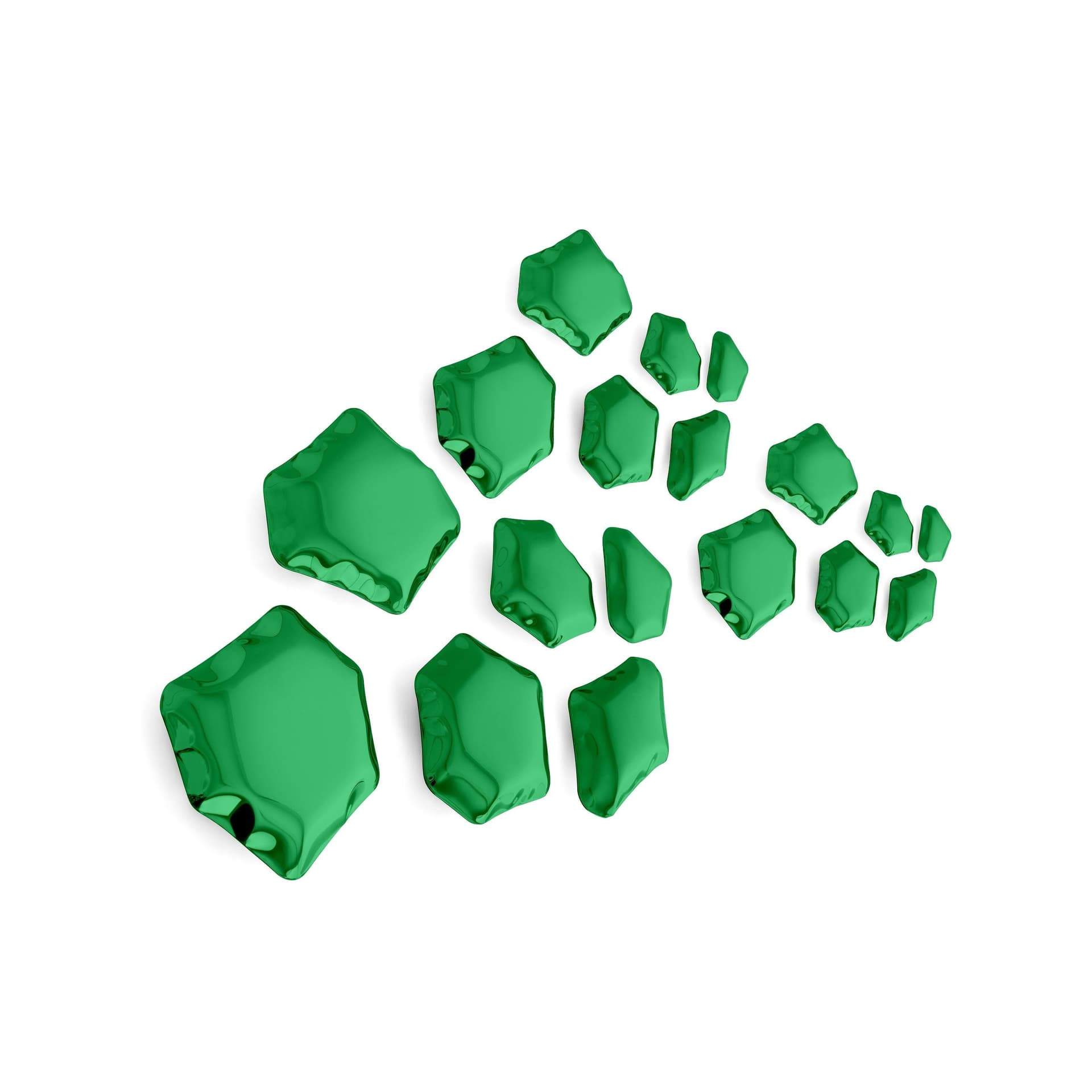 KAMYKI hook set, steel, green, 18, Zieta Studio - 117415