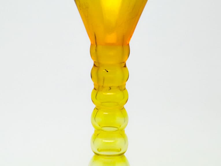 Wazon mid-century modern, szkło, Moser, Czechosłowacja, lata 60. - 112374