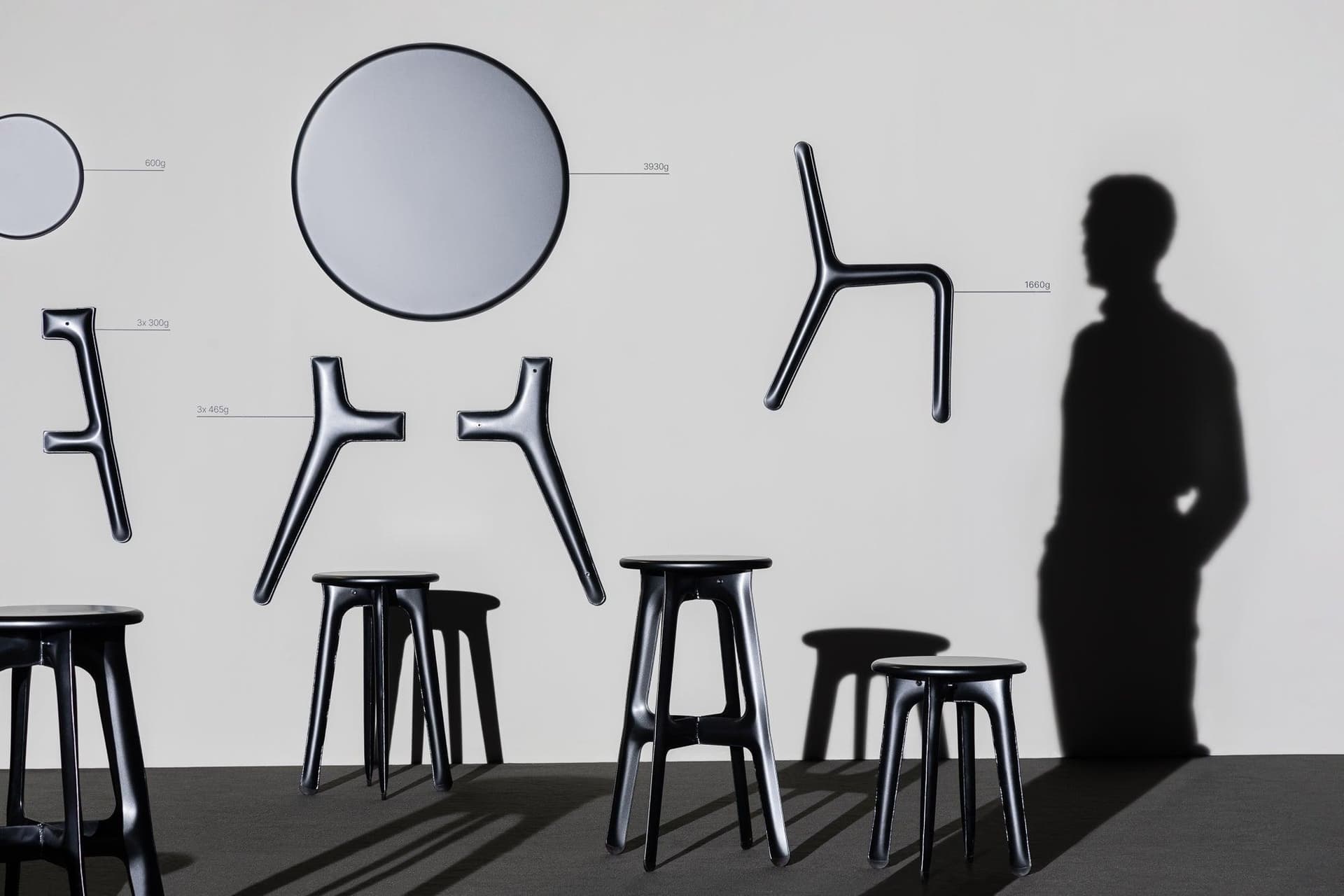 Krzesło ULTRALEGGERA czarne, Zieta Studio - 117326