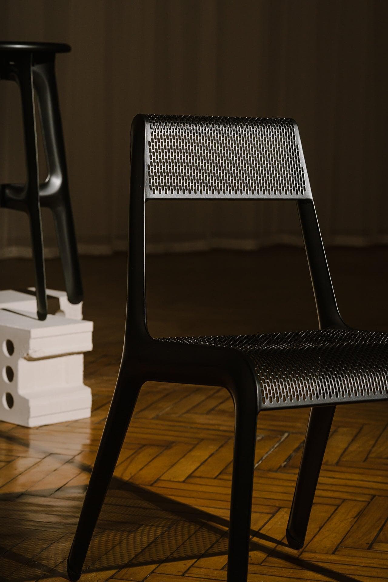 Krzesło ULTRALEGGERA czarne, Zieta Studio - 117322