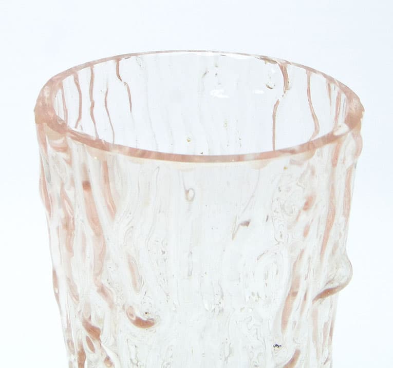 Wazon Pieniek, mid-century modern, szkło prasowane, proj. V. Hanus, Czechosłowacja, lata 60. - 112415