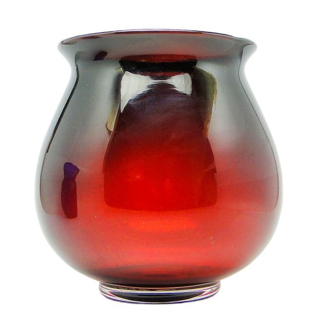 Wazon modernizm, szkło, Polska, lata 70. - WYMIARY