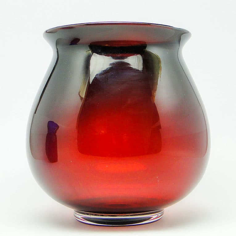 Wazon modernizm, szkło, Polska, lata 70. - 112455