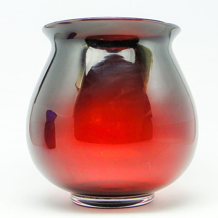 Wazon modernizm, szkło, Polska, lata 70. - 112456