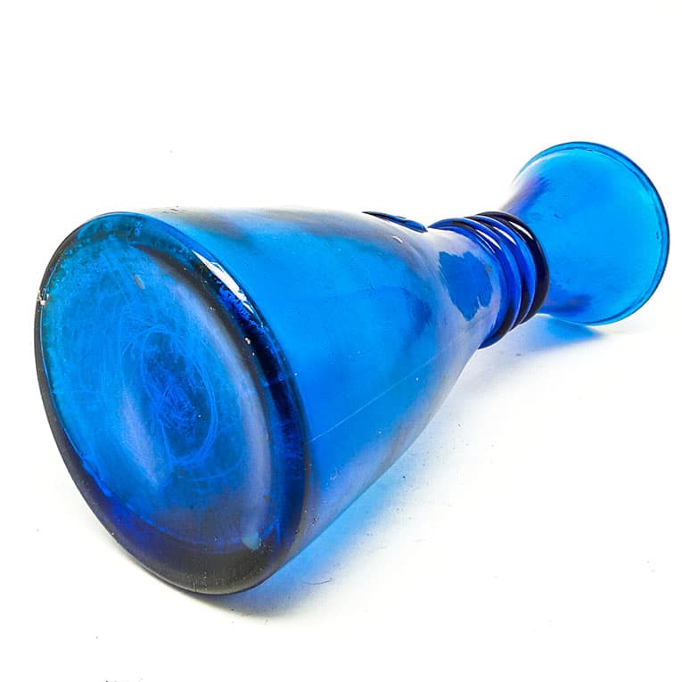 Wazon mid-century modern, szkło kobaltowe, Szwecja, lata 70. - 112501