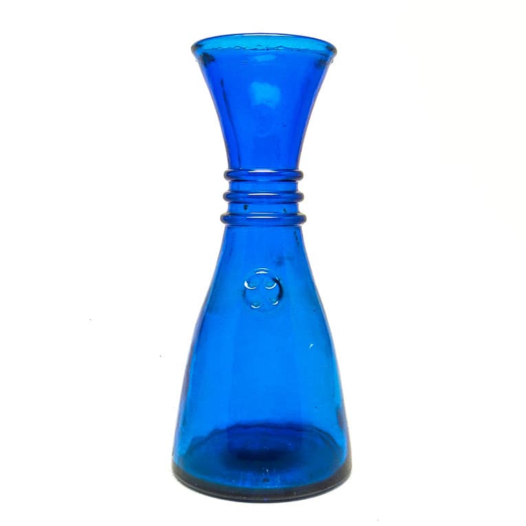 Wazon mid-century modern, szkło kobaltowe, Szwecja, lata 70. - 112498