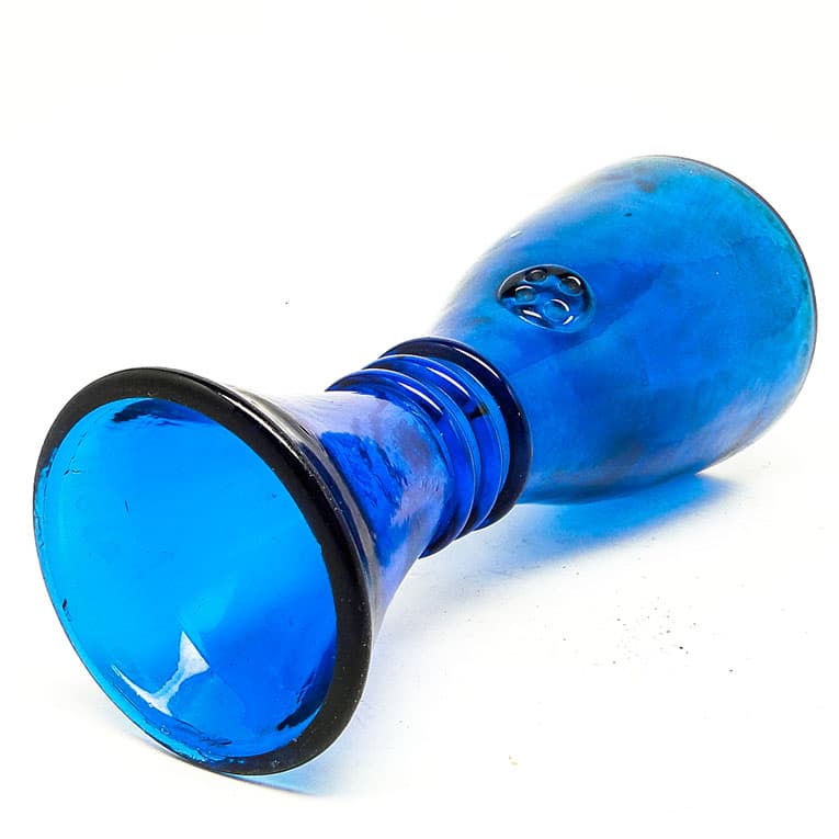 Wazon mid-century modern, szkło kobaltowe, Szwecja, lata 70. - 112502