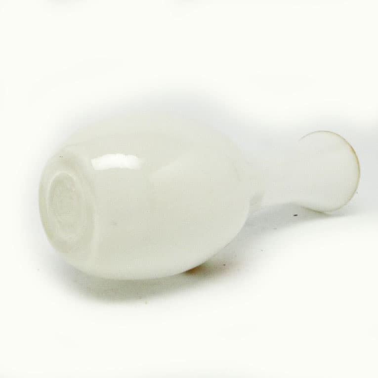 Wazon mid-century modern, szkło latticino, Polska, lata 70. - 112567