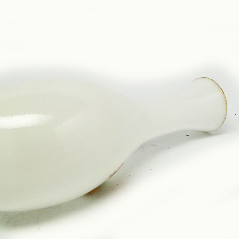 Wazon mid-century modern, szkło latticino, Polska, lata 70. - 112569