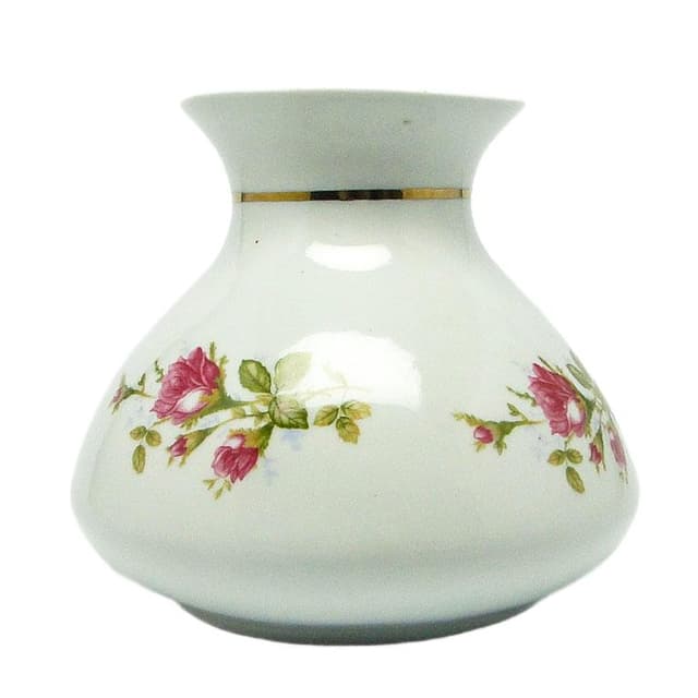 Wazon, mid-century modern, porcelana, Chodzież, Polska, lata 70. - WYMIARY