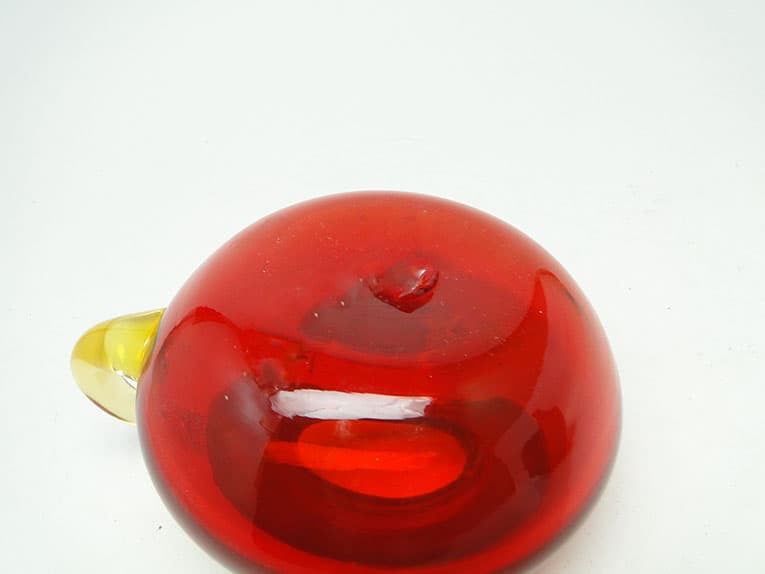 Kaganek modernizm, szkło, proj. B. Świstacka, Polska, lata 70. - 112617