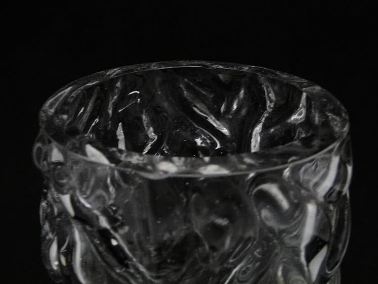 Wazon Pieniek, szkło szare, Huta Hortensja, Polska, lata 70. - 112637