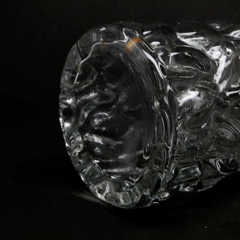 Wazon Pieniek, szkło szare, Huta Hortensja, Polska, lata 70. - 112640