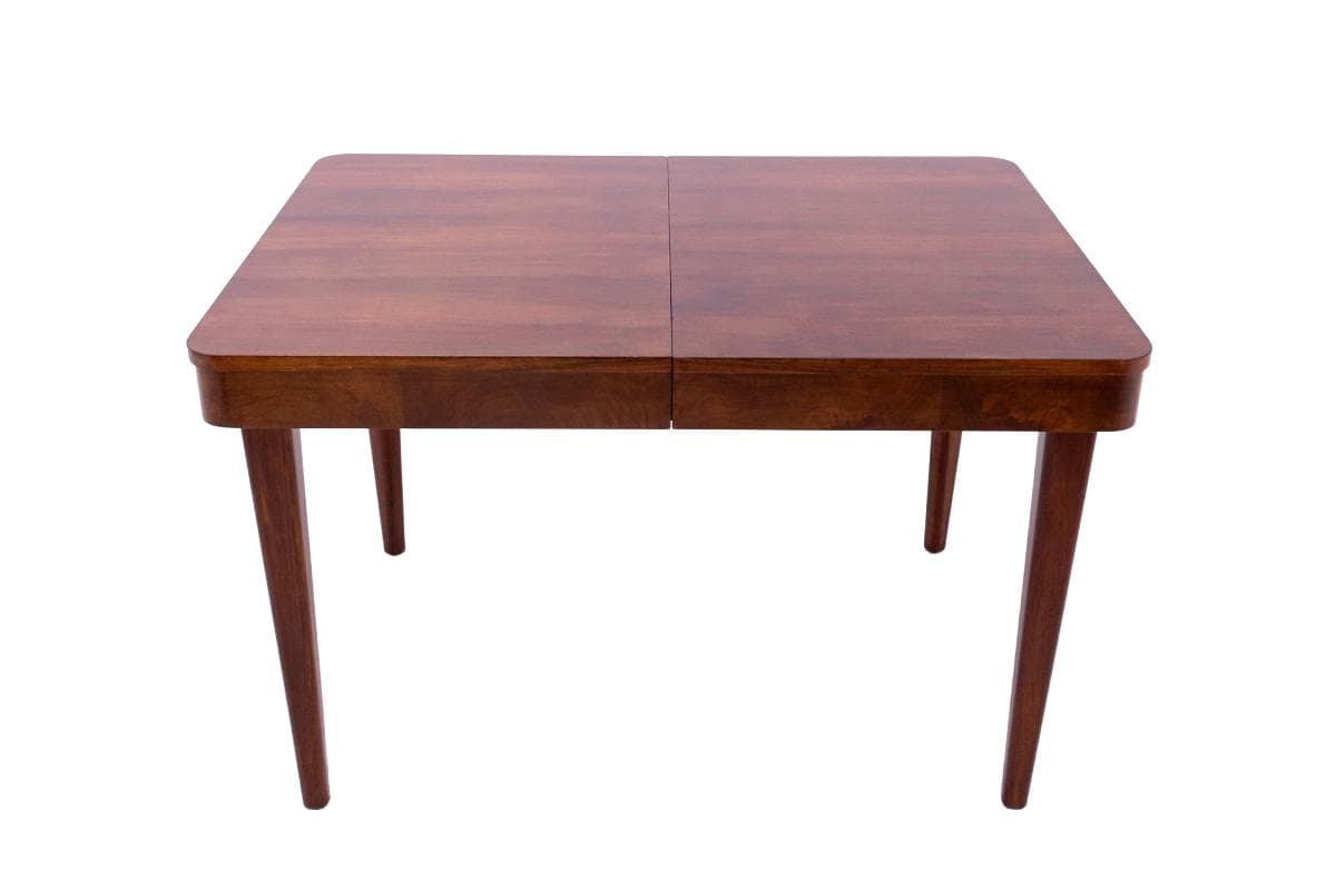 Brązowy stół, proj. J. Halabala, Czechosłowacja, lata 30.