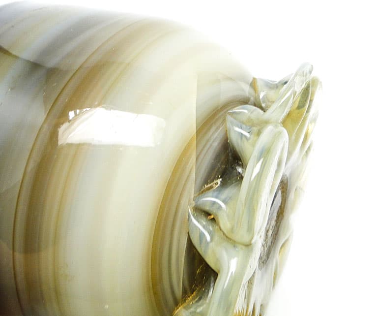 Wazon Modernizm, szkło, proj. J. Słuczan-Orkusz, Polska, lata 70. - 112781