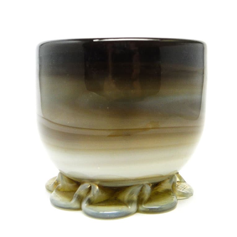 Wazon Modernizm, szkło, proj. J. Słuczan-Orkusz, Polska, lata 70. - 112778