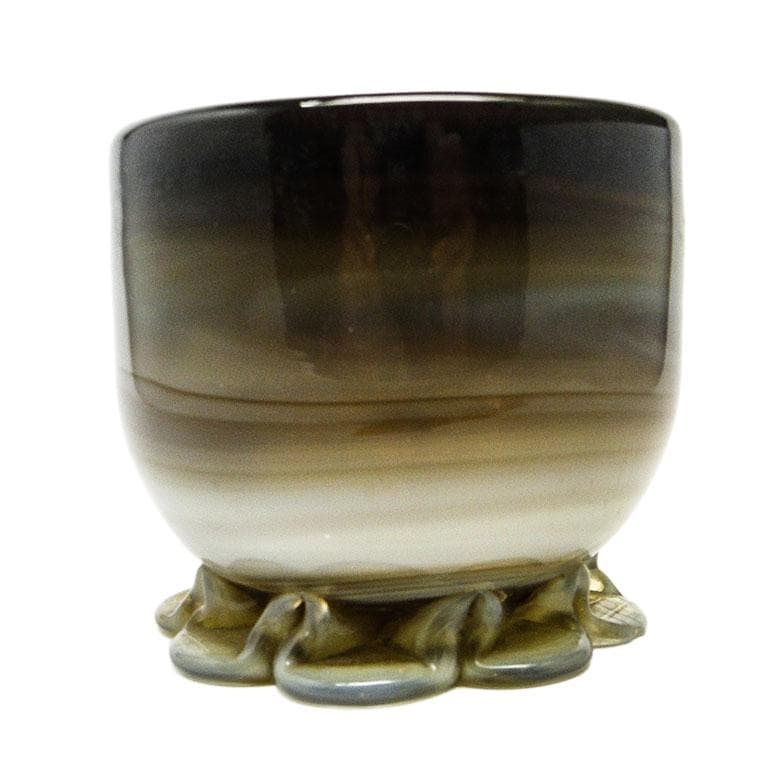 Wazon Modernizm, szkło, proj. J. Słuczan-Orkusz, Polska, lata 70.