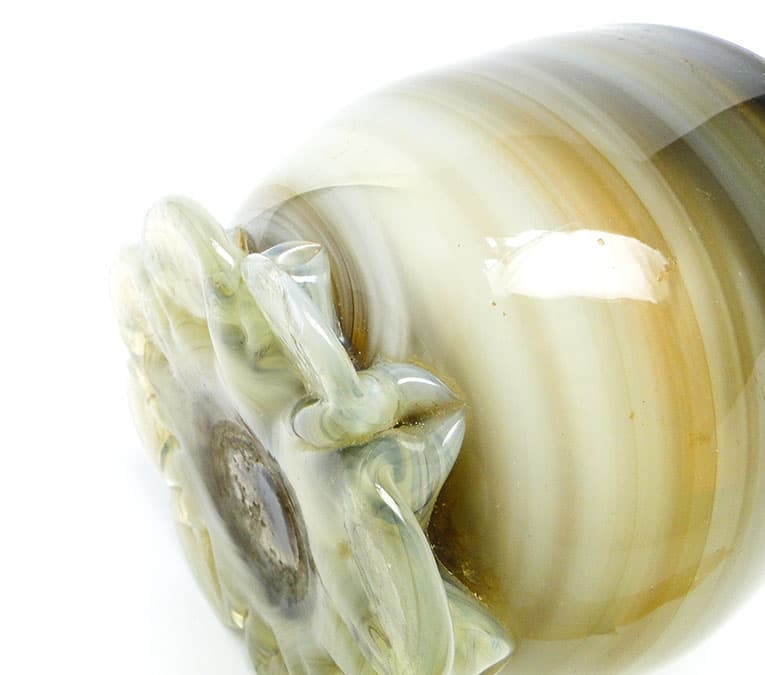 Wazon Modernizm, szkło, proj. J. Słuczan-Orkusz, Polska, lata 70. - 112783