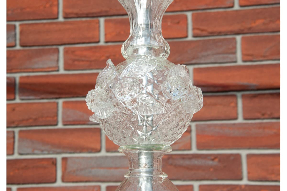 Przezroczysty żyrandol, Murano, Włochy, lata 2000. - 60413