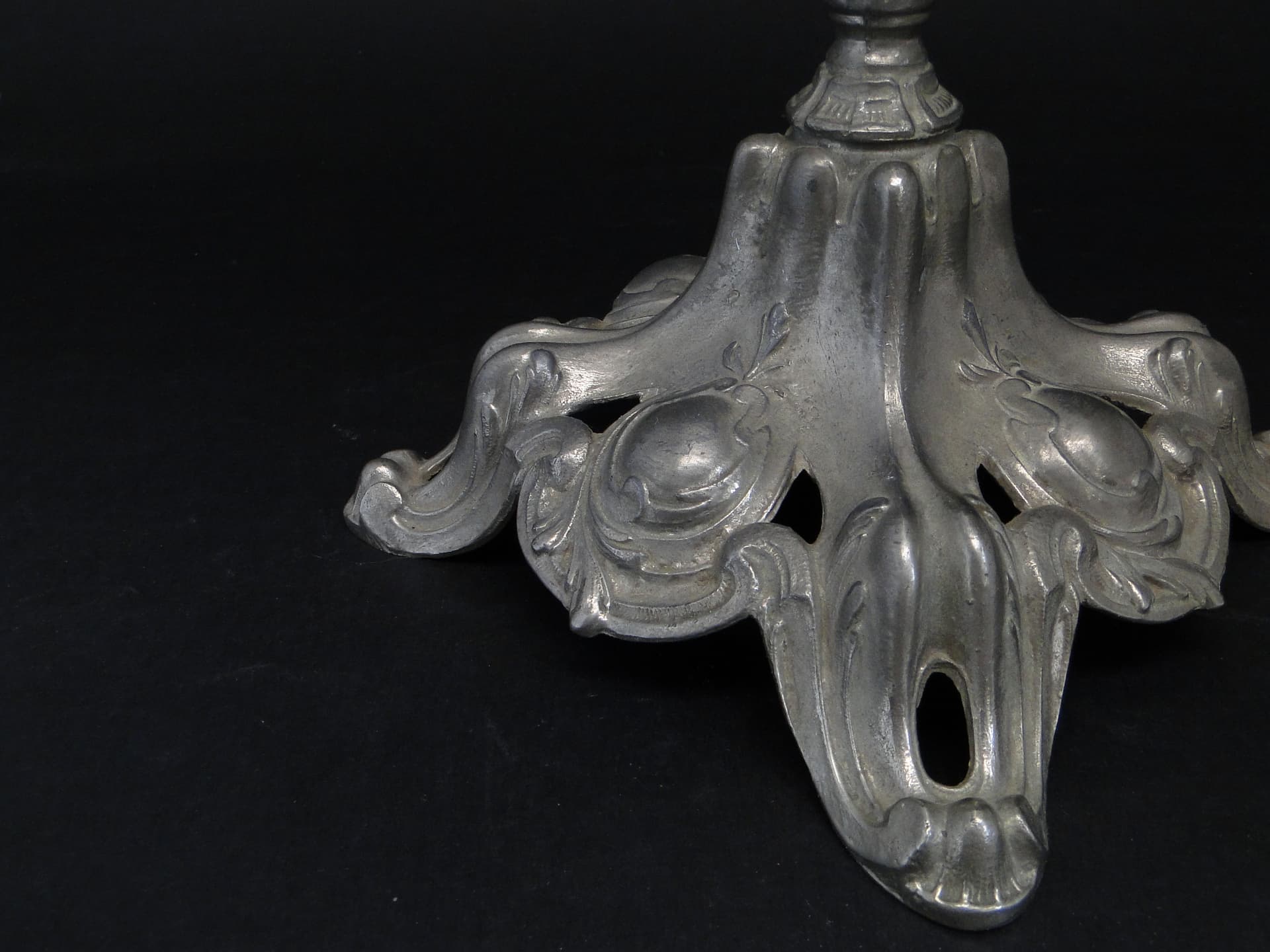 Wazon Art Nouveau, szkło prasowane cyna, Francja, początek XX w. - 112828