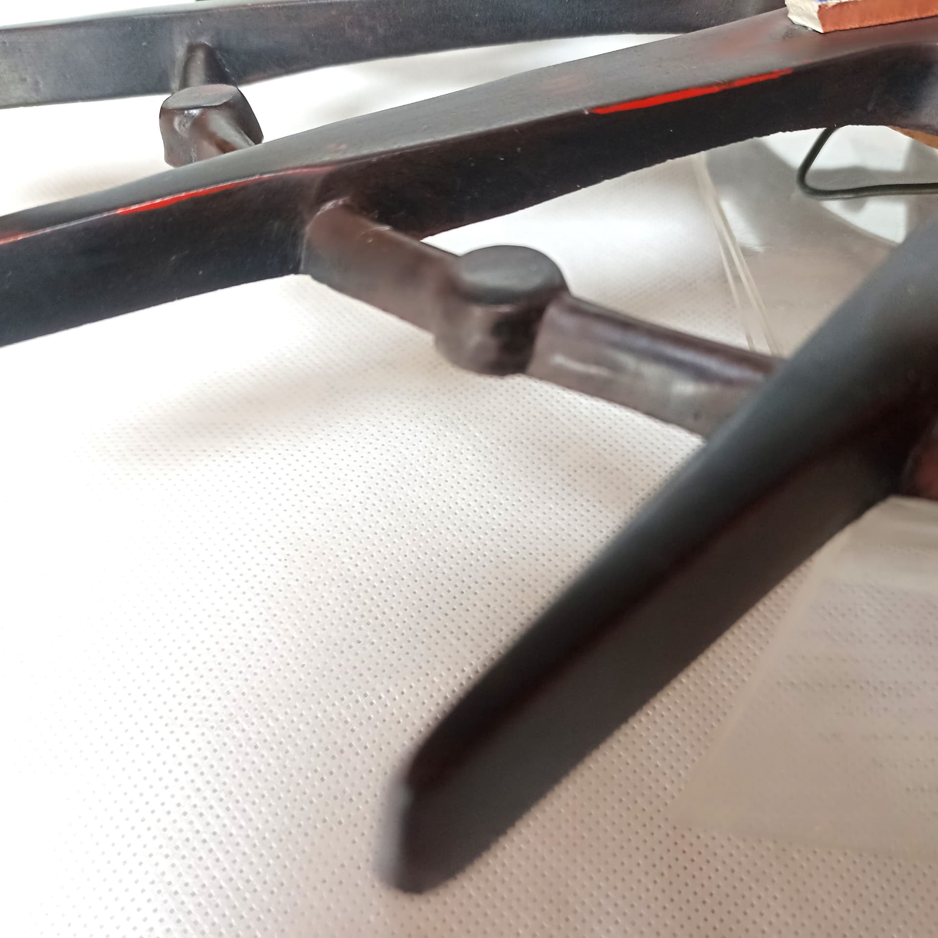 Lustro ścienne Sunburst, brązowy ciemny, lata 50. - 112845