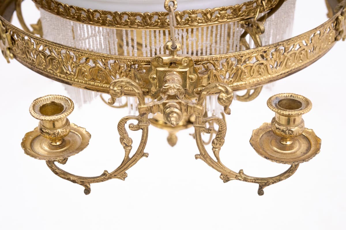 Brass Chandelier, Classic Style, 1940s - 78325