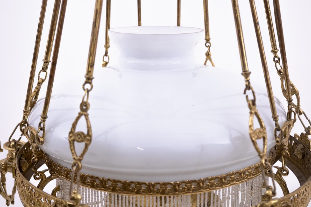 Brass Chandelier, Classic Style, 1940s - 78320