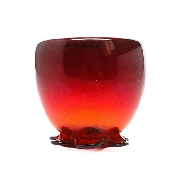 Wazon, mid-century modern, szkło, proj. J. Słuczan-Orkusz, Polska, lata 70. - WYMIARY