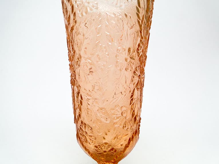 Wazon retro, szkło rozalinowe, Ząbkowice, Polska, lata 70. - 112944