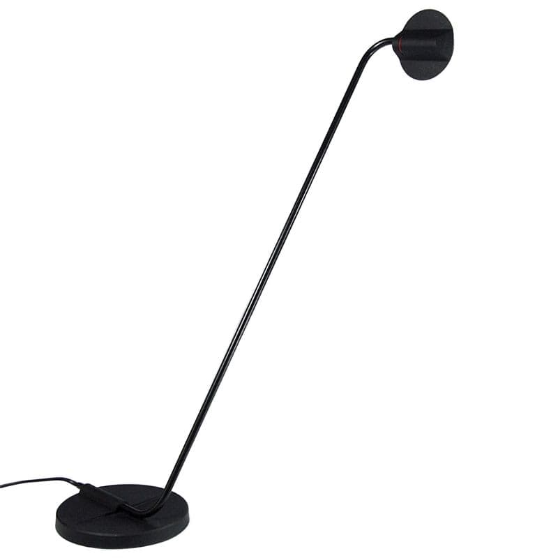 Czarna minimalistyczna lampa biurkowa, proj. A. Visser dla Lumiance, Holandia, lata 80. - 8185