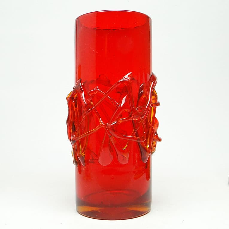 Wazon, modernizm, szkło, proj. J. Słuczan-Orkusz, Polska, lata 70. - 113062