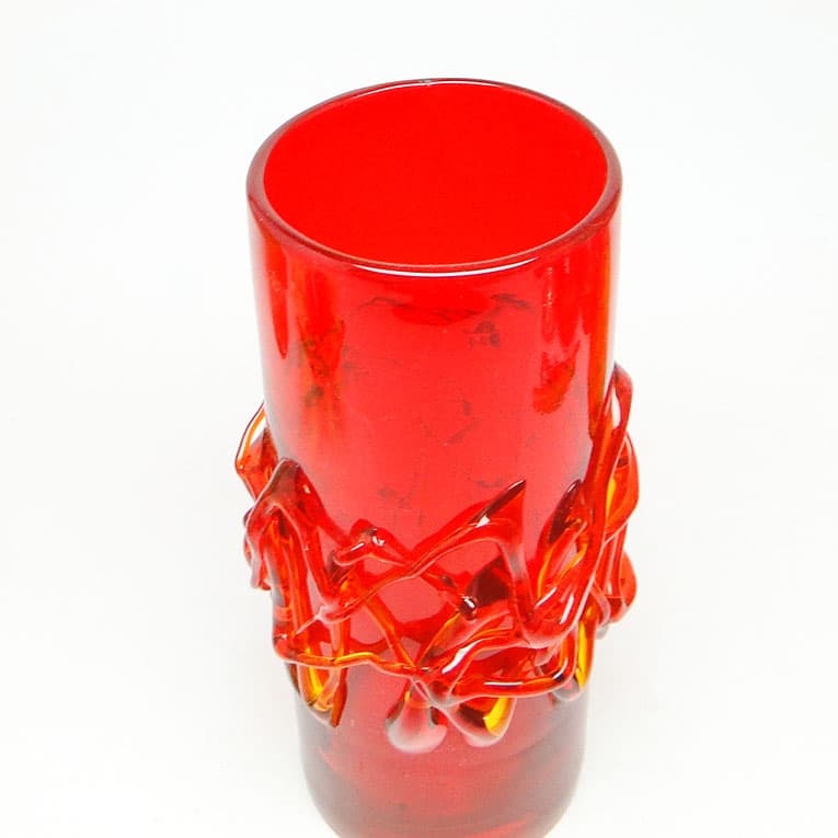 Wazon, modernizm, szkło, proj. J. Słuczan-Orkusz, Polska, lata 70. - 113064