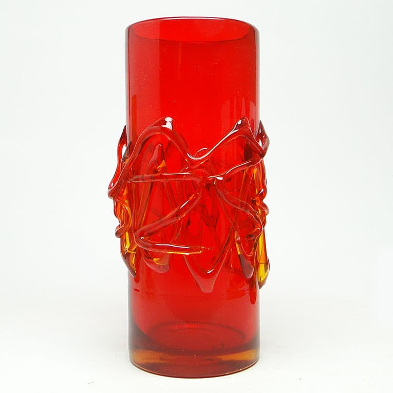Wazon, modernizm, szkło, proj. J. Słuczan-Orkusz, Polska, lata 70. - 113066