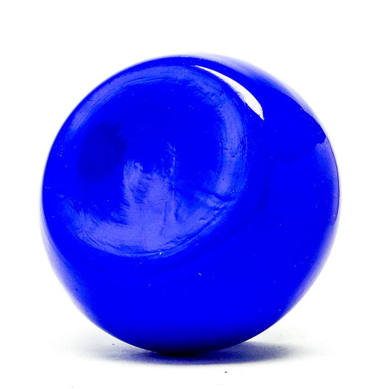 Wazon Postmodernizm, szkło niebieskie, Polska, lata 70. - 113077