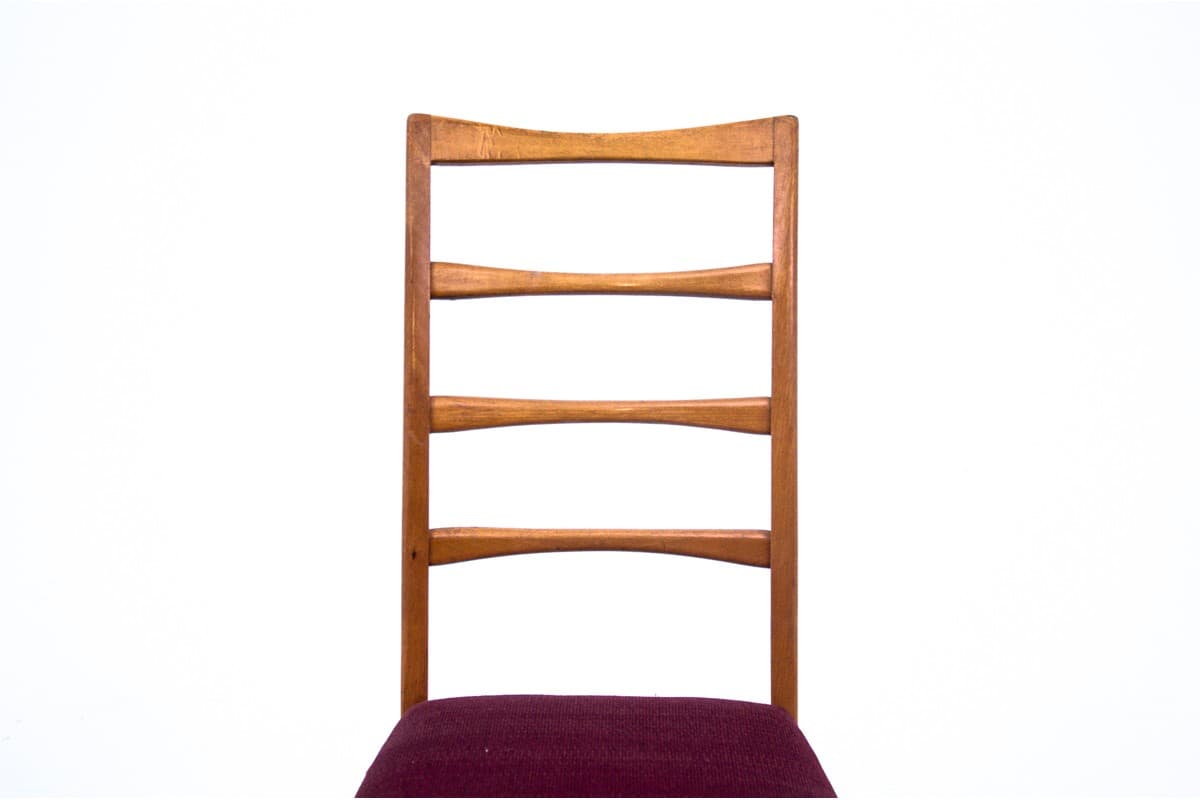 Tekowe krzesło duński design, Dania, lata 60. - 78337