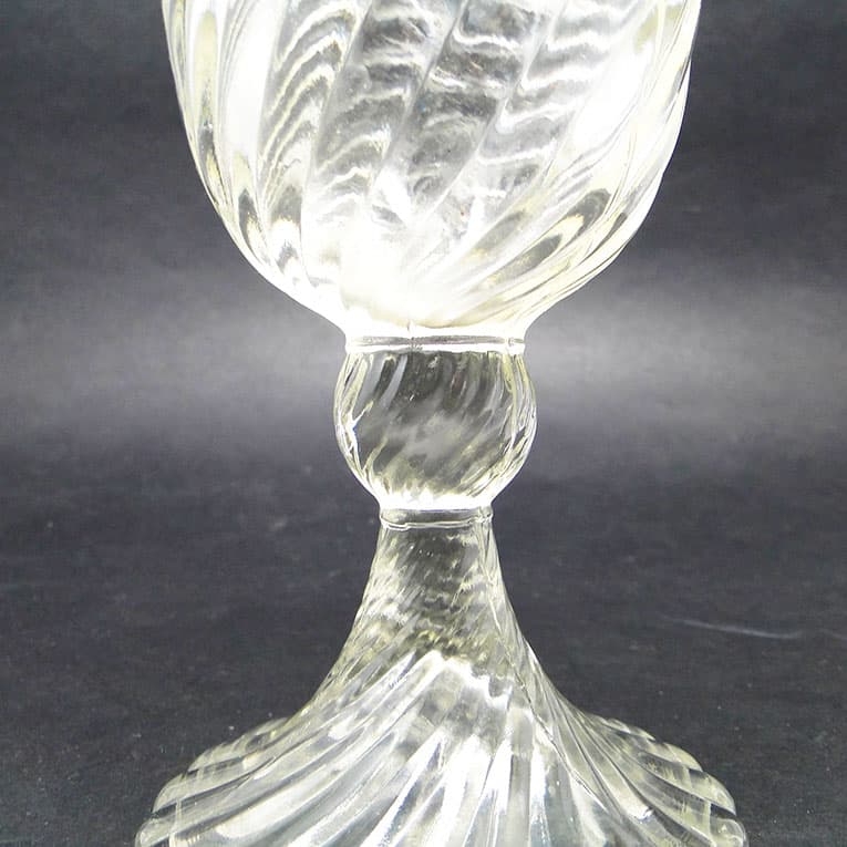 Wazon Spirelli, mid-century modern, szkło transparentne, Ząbkowice, Polska, lata 70. - 113153