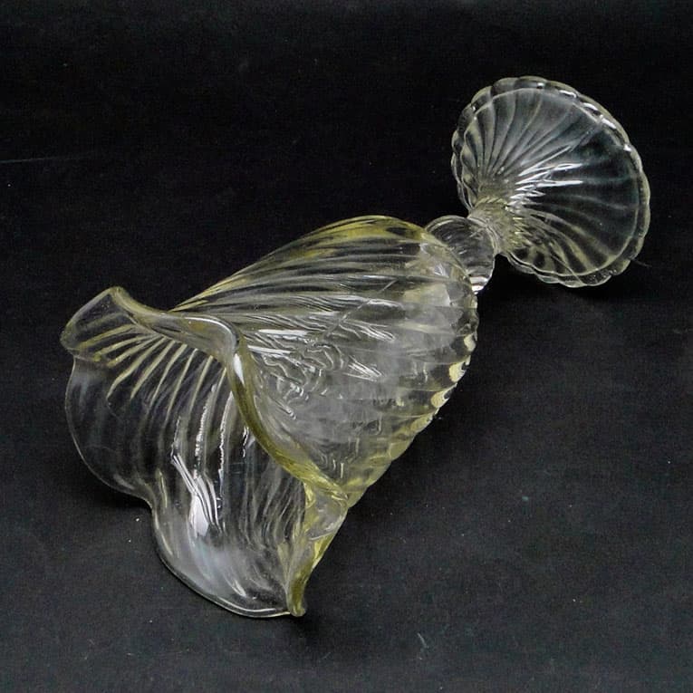 Wazon Spirelli, mid-century modern, szkło transparentne, Ząbkowice, Polska, lata 70. - 113156