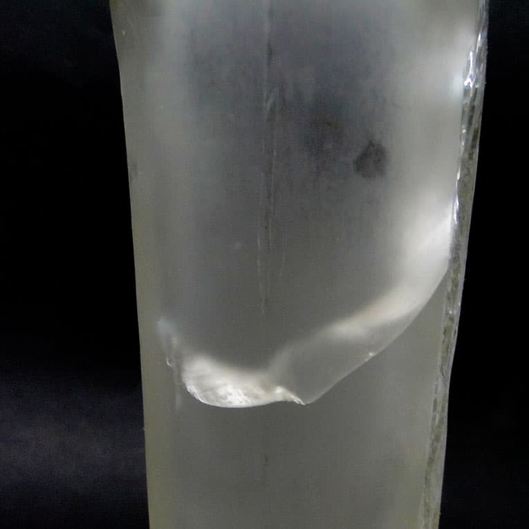 Serwetnik Art Deco, szkło prasowane, Huta Bolesław Morawski, Polska, lata 50. - 113161