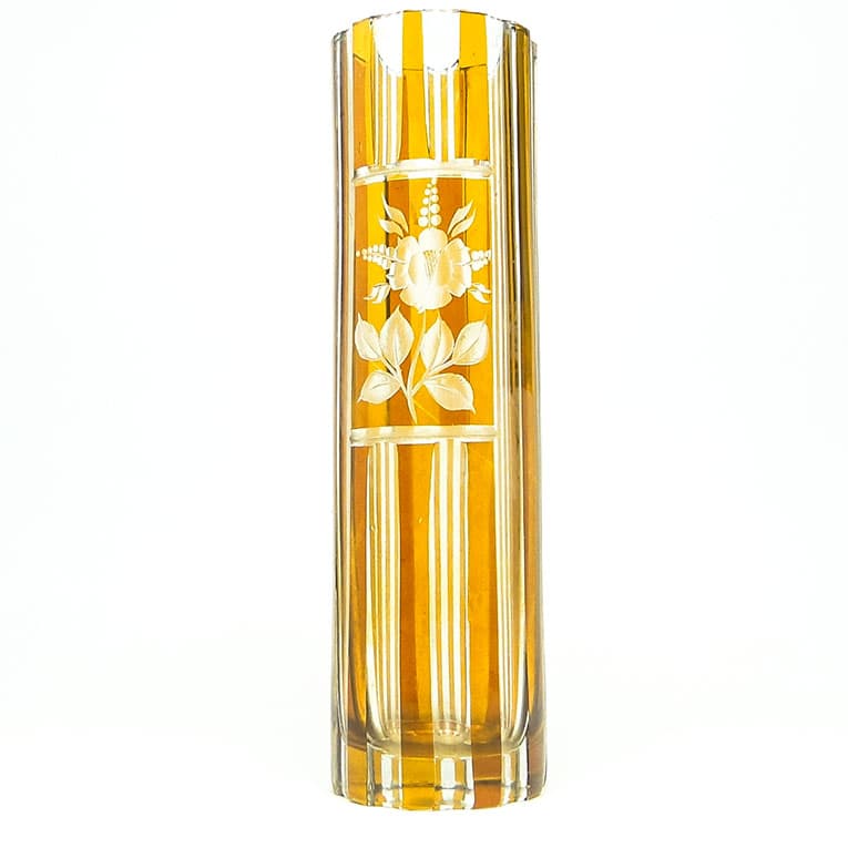 Wazon Mid-Century Modern, kryształ, Huta Julia, Polska, lata 70. - 113168