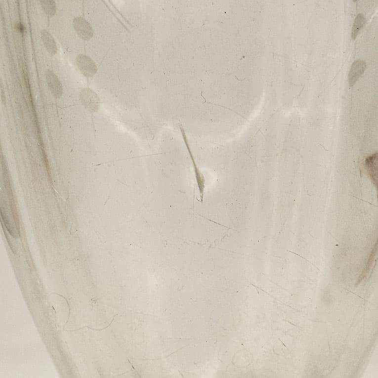 Wazon Art Deco, szkło, Huta Hortensja, Polska, lata 30. - 113224