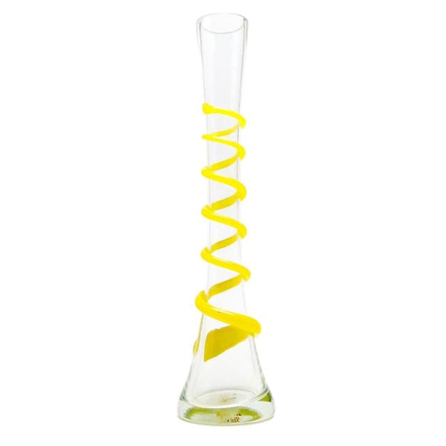 Wazon postmodernizm, szkło, Czechosłowacja, lata 70. - WYMIARY