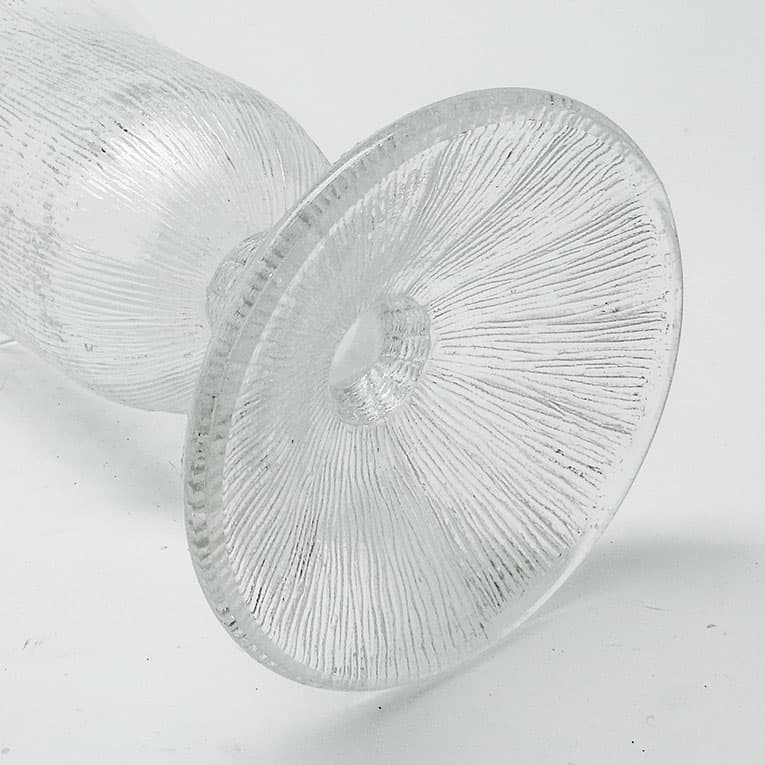 Wazon Cora, mid-century modern, szkło transparentne, Ząbkowice, Polska, lata 70. - 113401