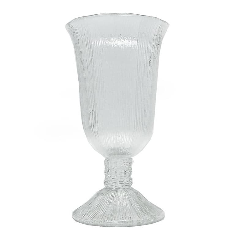 Wazon Cora, mid-century modern, szkło transparentne, Ząbkowice, Polska, lata 70. - 113393