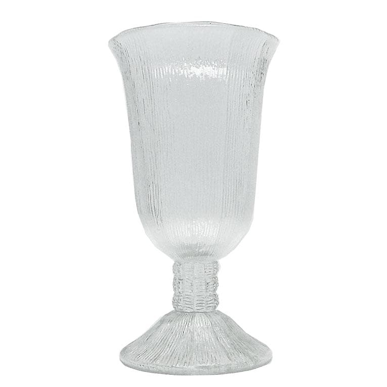 Wazon Cora, mid-century modern, szkło transparentne, Ząbkowice, Polska, lata 70.