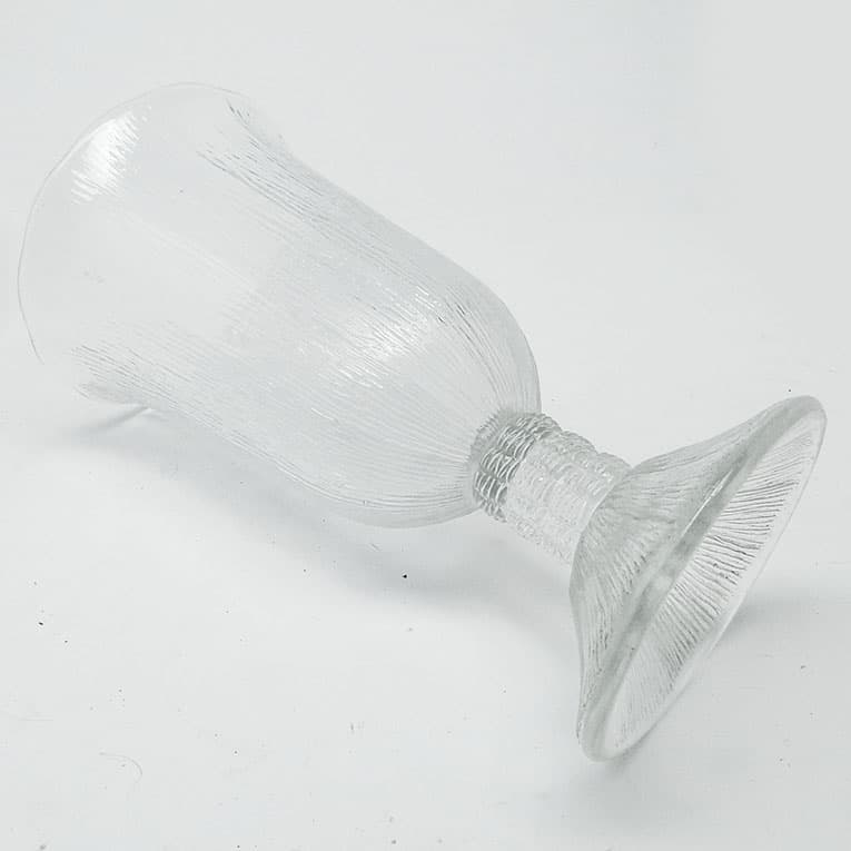 Wazon Cora, mid-century modern, szkło transparentne, Ząbkowice, Polska, lata 70. - 113399