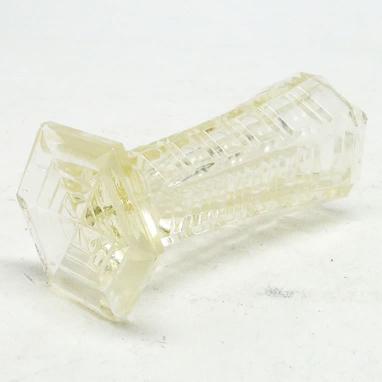 Wazon miniaturowy Art Deco, szkło prasowane, Czechosłowacja, lata 30. - 113533