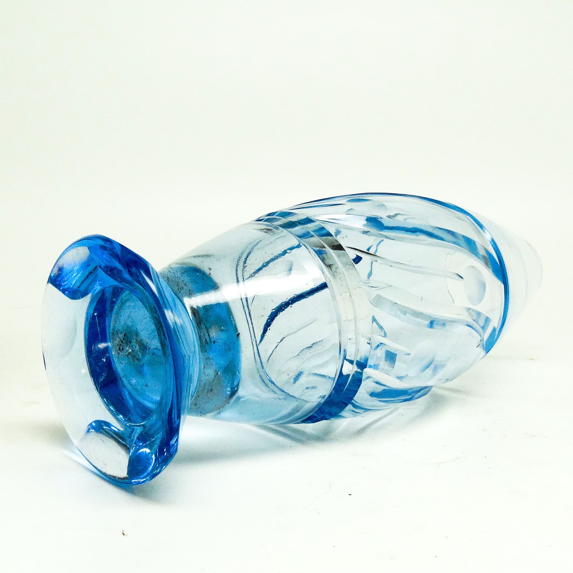 Wazon mid-century modern, kryształ, Czechosłowacja, lata 50. - 113563