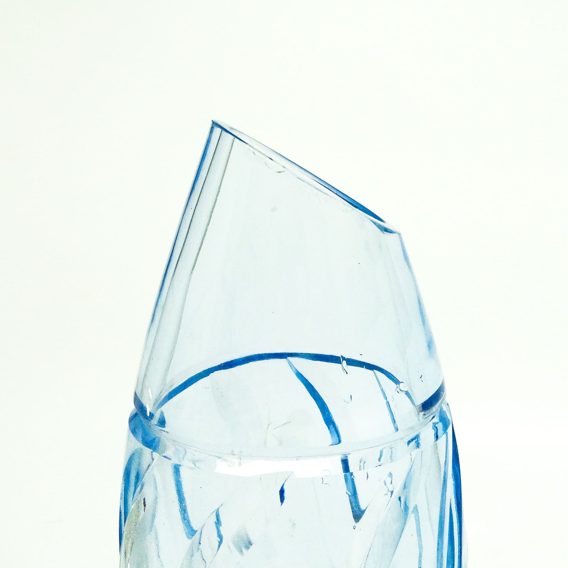 Wazon mid-century modern, kryształ, Czechosłowacja, lata 50. - 113567